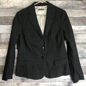 RENE LEZARD Blazer, Single-Breasted Jacket, with Geometric Pattern 42 Black